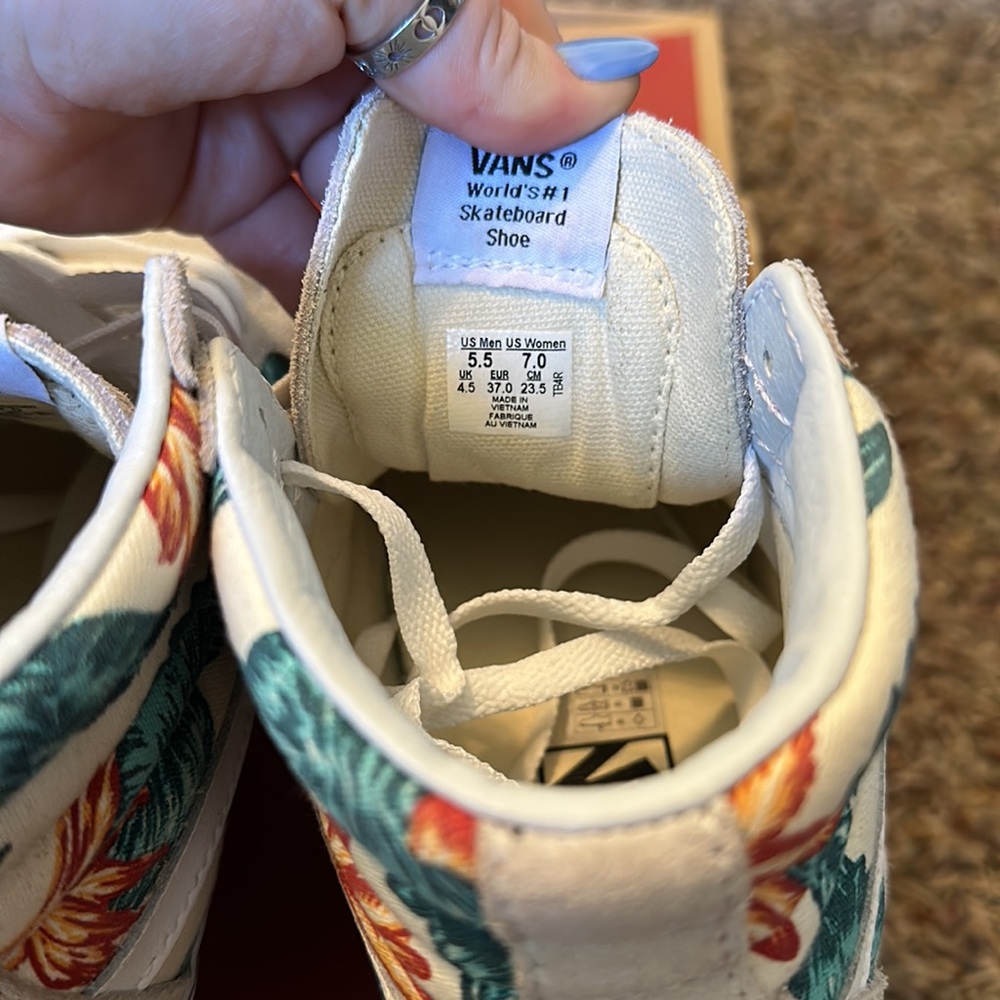 Sk8-Hi Reissue Vintage Aloha Size 5.5M/7W - Picture 6 of 6